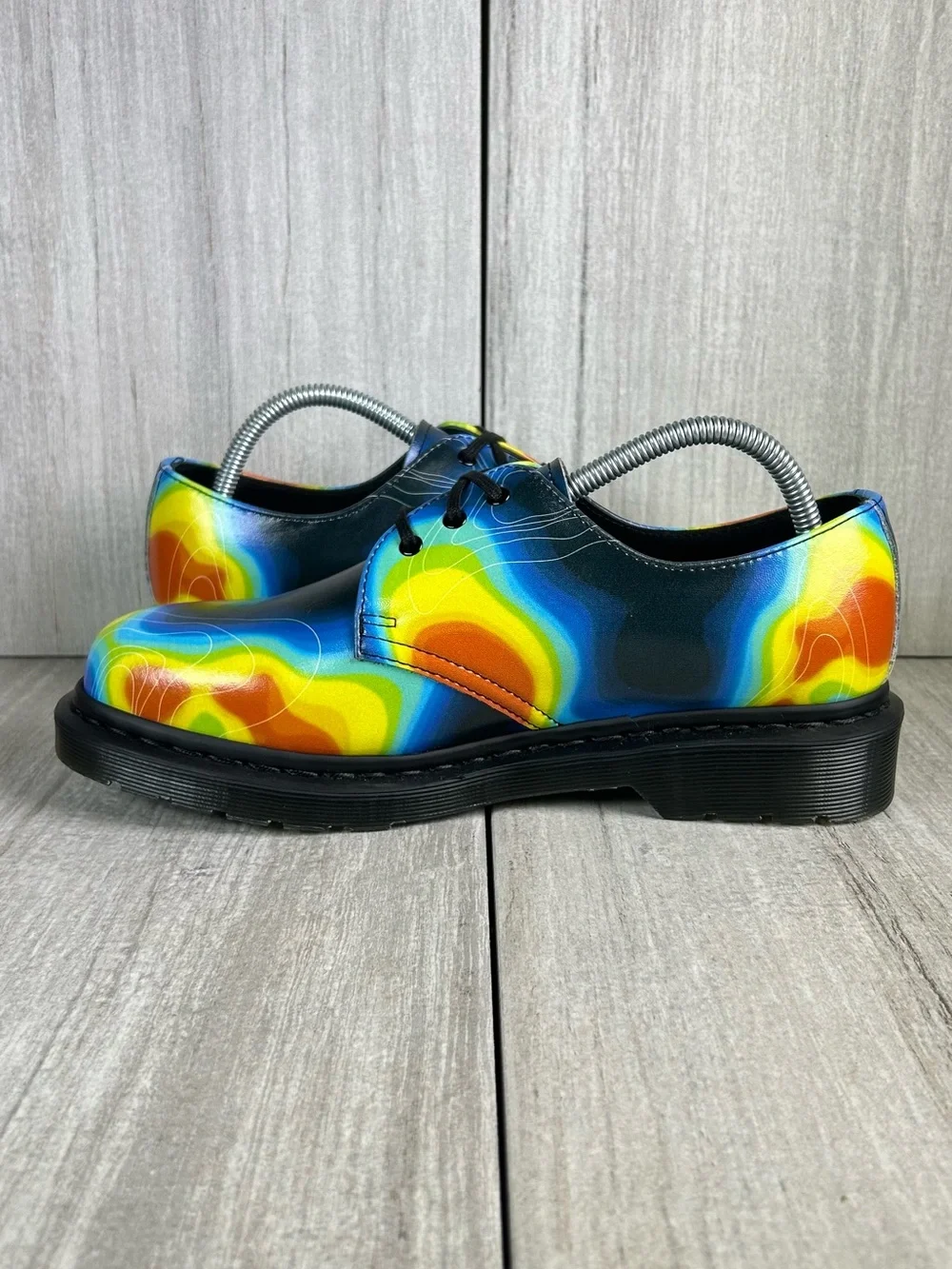 NEW Dr. Martens Docs 1461 Heat Map Genix Nappa Leather Oxford Boot Mens Size 8